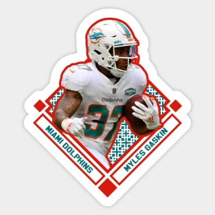 MYLES GASKIN MIAMI DOLPHINS Sticker